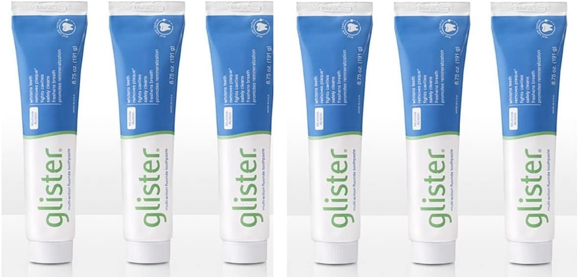 Glister Toothpaste Pack of 6 (200g) – Fresh Breath & Deep Clean Protection